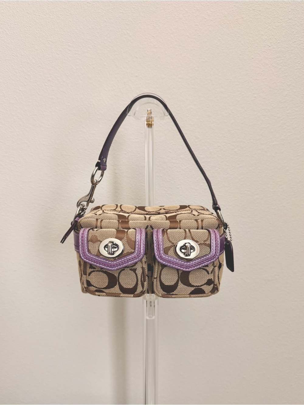 Coach Legacy Turn lock Mini Purse Bag
